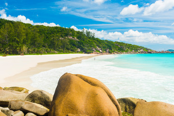 Fototapeta na wymiar Anse Petite in Seychelles