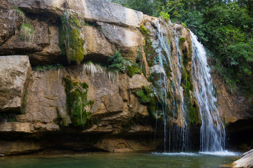 Fototapeta na wymiar El Torrent de la Cabana small mountain stream