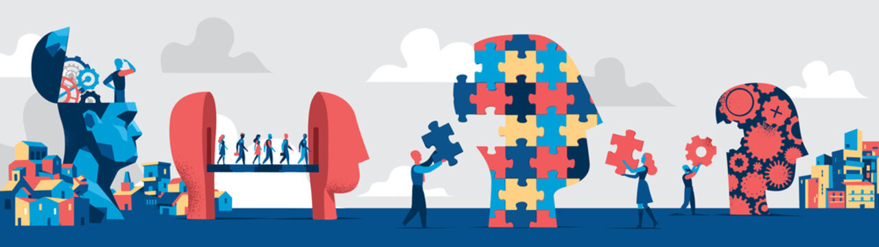 Personaggi, hobby e lavoro	 - Illustrazione vettoriale