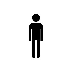 Male icon. Toilet icon vector. Toilet sign. Man restroom sign vector.