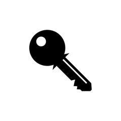 Key icon isolated on white background. Key vector icon. Key symbol