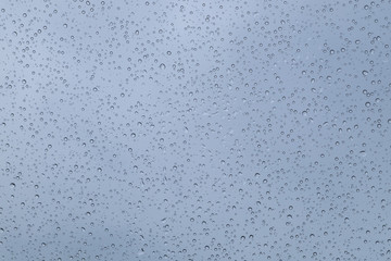 Water rain drops on umbrella, Rain drops on white background.