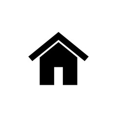 Home icon isolated on white background. House vector icon. Address