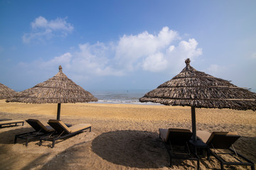 Beautiful landscape with sea beach in Vietnam
