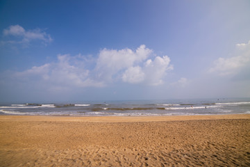 Beautiful landscape with sea beach in Vietnam