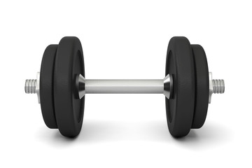 Obraz na płótnie Canvas dumbbells bodybuilding weightlifting sport weights 3D