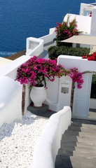 Naklejka premium Griechischer Traum auf Santorin
