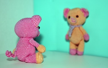 pig - crochet toys