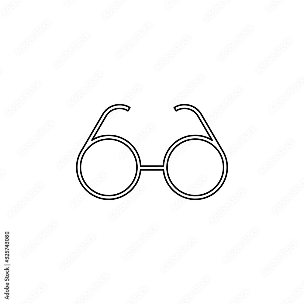 Poster spectacles icon. simple thin line, outline vector of web icons for ui and ux, website or mobile appl