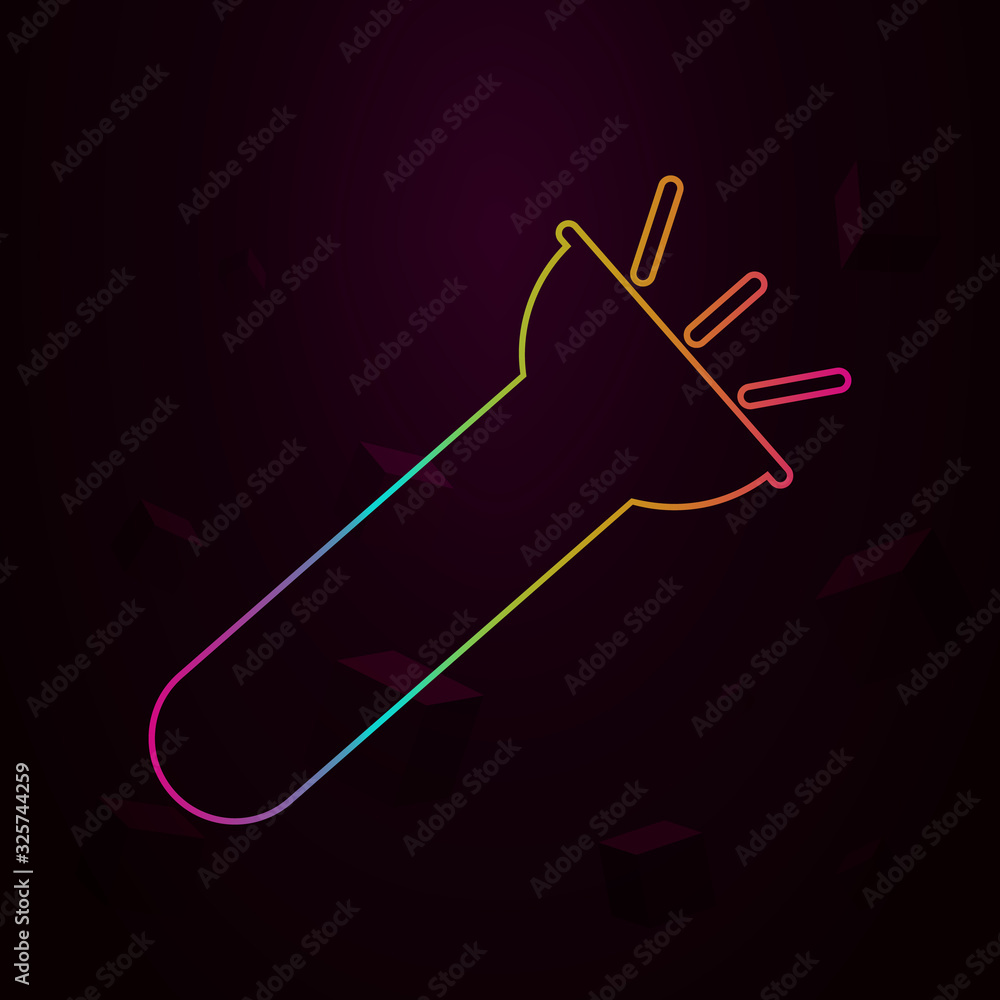 Aufkleber lamp nolan style icon. simple thin line, outline vector of web icons for ui and ux, website or mobil