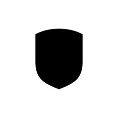 Shield vector icon isolated on white background. Protection icon vector. Security vector icon