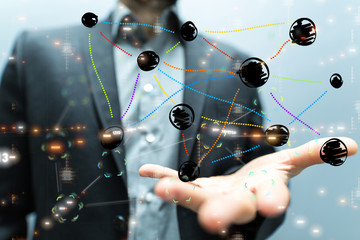 internet net and data digital concept.