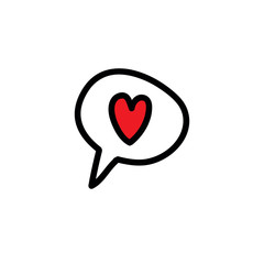 like doodle icon, vector illustration