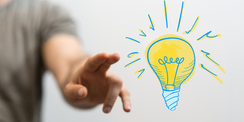 Concept for business strength and success.