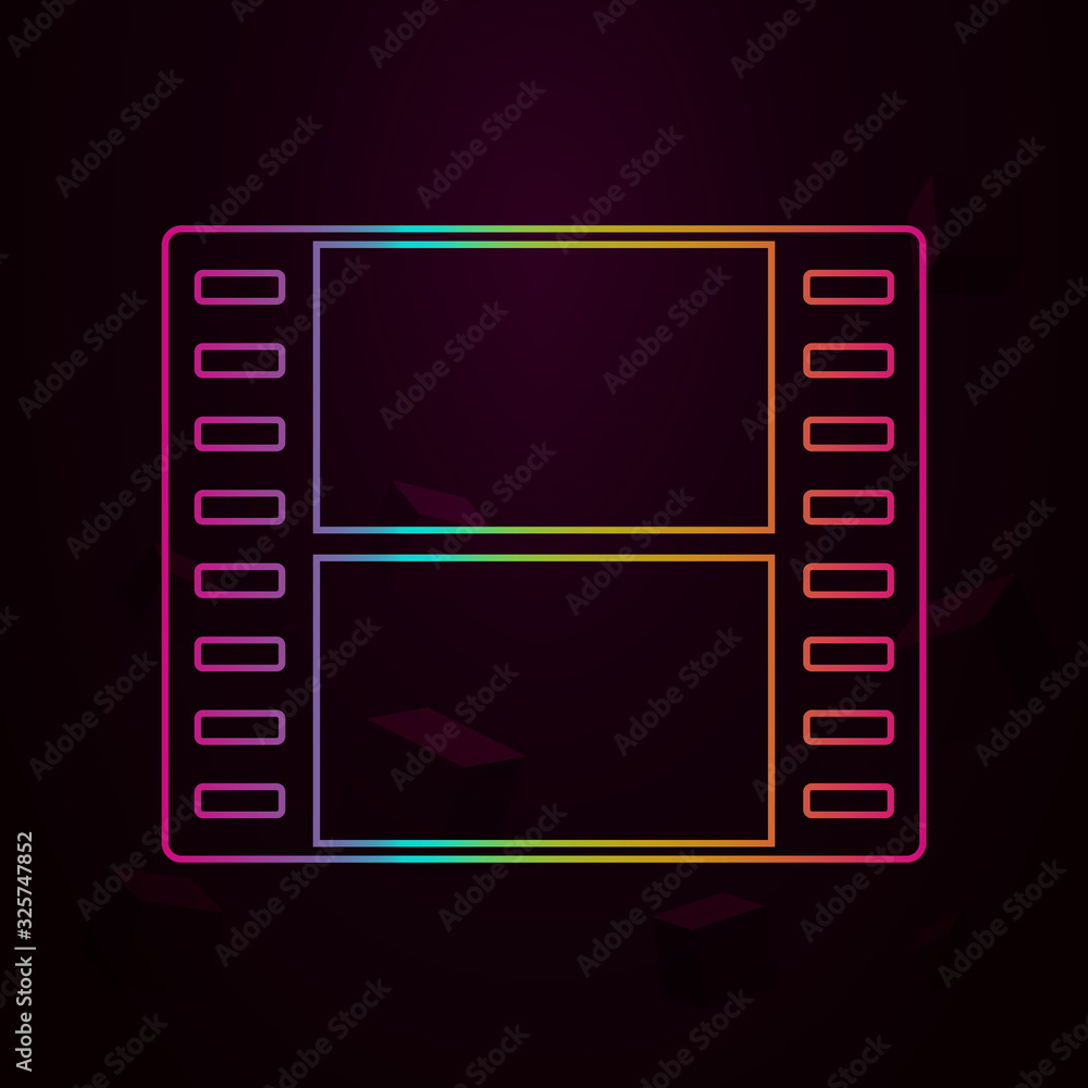 Aufkleber camera roll nolan style icon. simple thin line, outline vector of web icons for ui and ux, website o