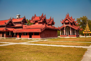 Mandalay Royal Palace, Mandalay, Myanmar