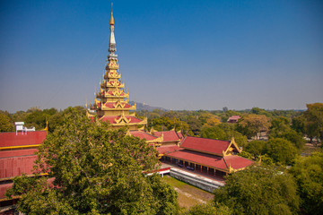 Mandalay Royal Palace, Mandalay, Myanmar