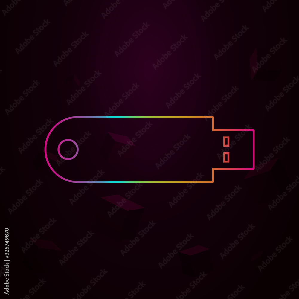 Aufkleber flash card nolan style icon. simple thin line, outline vector of web icons for ui and ux, website or