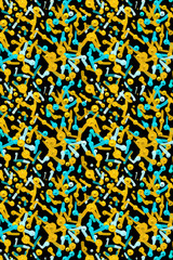 abstract oil paint design pattern mixed color hue color background illustration design contunie pattern wallpaper 