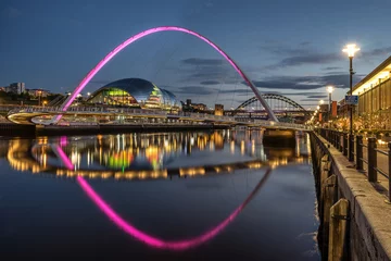 Foto op Canvas Newcastle and Gateshead quayside © gb27photo