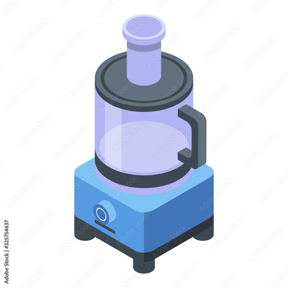 Aufkleber machine food mixer icon. isometric of machine food mixer vector icon for web design isolated on whit