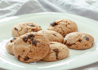 cookies on plate