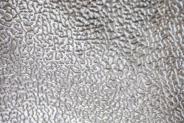 texture métallique alvéolée en gros plan