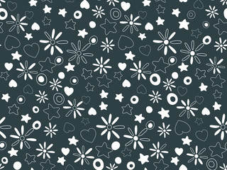 Seamless walpaper pattern vectoer illustration