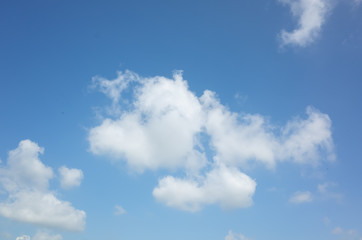 Obraz na płótnie Canvas clouds on blue sky