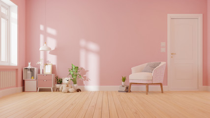 Fototapeta na wymiar Interior poster mock up living room with colorful white sofa. 3D rendering.