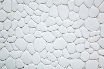 wall of oval and round stone