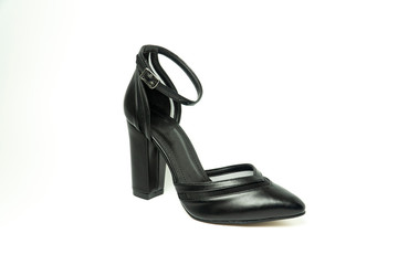 women shoes models high heels flat shoes, classic heels, white background crafted for design