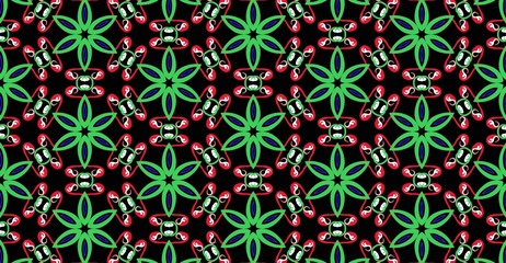 seamless pattern with flowers