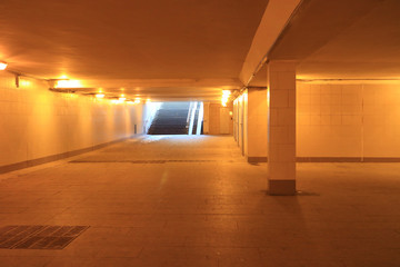 Underground pedestrian crossing.