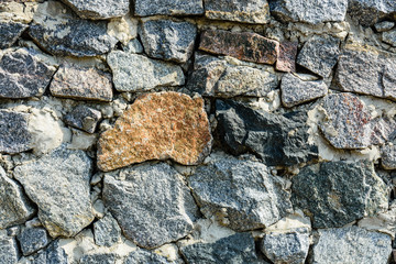 Texture of the natural granite wall for background