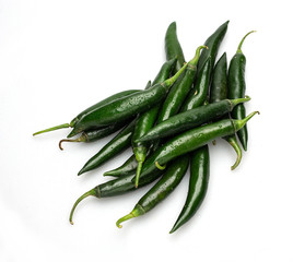 chili pepper isolated on a white background Clipping Path