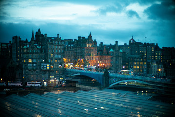 Fototapeta na wymiar british Scotland England cityscape landscape