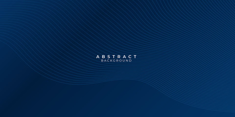 Blue background with abstract wave spiral modern element for banner, presentation design and flyer