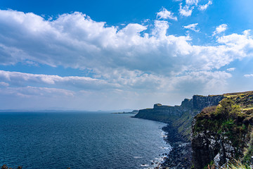 isle of skye rocks ocean cliffs landscape