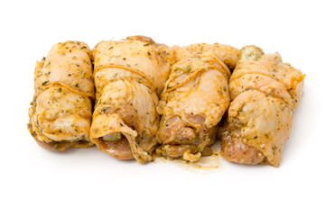 Hähnchenoberkeulen-Rouladen