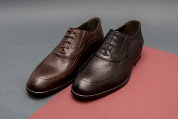 handmade black leather shoes