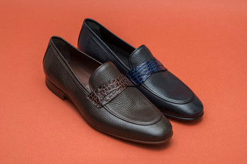 handmade black leather shoes
