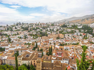 Fototapeta na wymiar Granada Spanien, Altstadt und Sehenswürdigkeiten