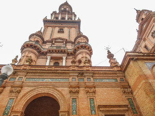 Obraz premium Sevilla Altstadt und Sehenswürdigkeiten