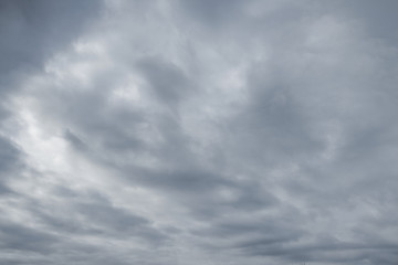 Sky with gray storm clouds, workpiece for design_