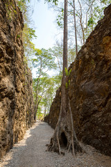A Hellfire pass, Kanchanaburi, Thailand.