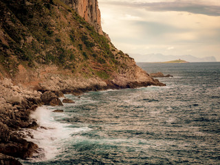 Fototapeta na wymiar Sicilian Coastline