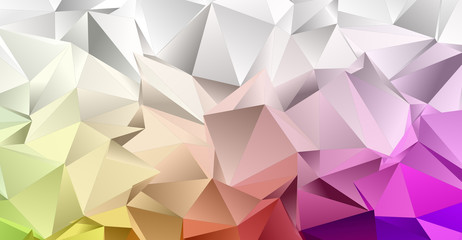 Abstract Low-Poly background. triangulated texture. Design 3d. Polygonal geometrical pattern. Triangular modern style