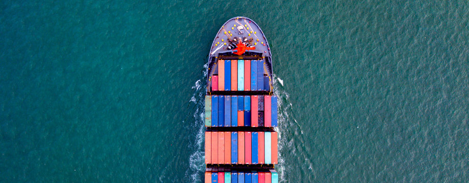  Top View  Cargo containers ship logistics transportation Container Ship Vessel Cargo Carrier. import export logistic international export and import services export products worldwide