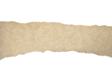 Beige, crumpled texture of the old paper. Vintage concept background, banner. Vintage paper. Crumpled cardboard. Copy space